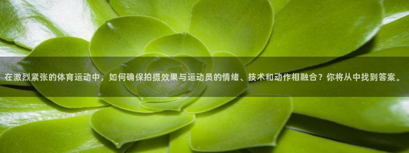 意昂扬是什么意思：在激烈紧张的体育运动中，如何确保拍摄效果与运动员的情绪、技术和动作相融合？你将从中找到答案。