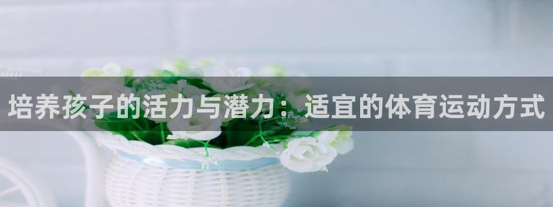 杏运4平台注册：培养孩子的活力与潜力：适宜的体育运动方式