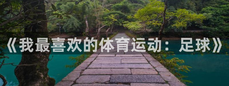 杏运kgame：《我最喜欢的体育运动：足球》